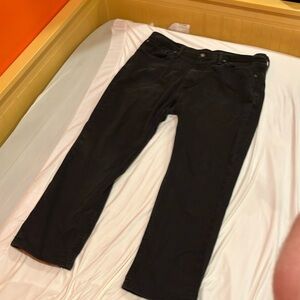 Levi's Black Straight Leg Jeans Classic Cotton Denim